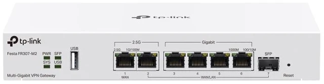 Alt view image 2 of 5 - TP-Link Festa FR307-M2, Multi-Gigabit VPN Wired Router Gateway