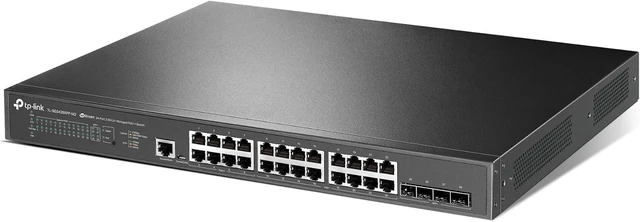 Alt view image 3 of 6 - TP-Link Omada SG3428XPP-M2, 24 Port 2.5GB L2+ Smart Managed PoE Switch (Refurbished)