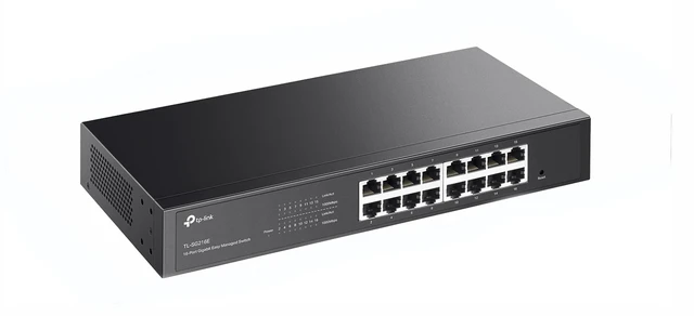 Alt view image 3 of 5 - TP-Link TL-SG216E, 16 Port Gigabit Easy Managed Switch