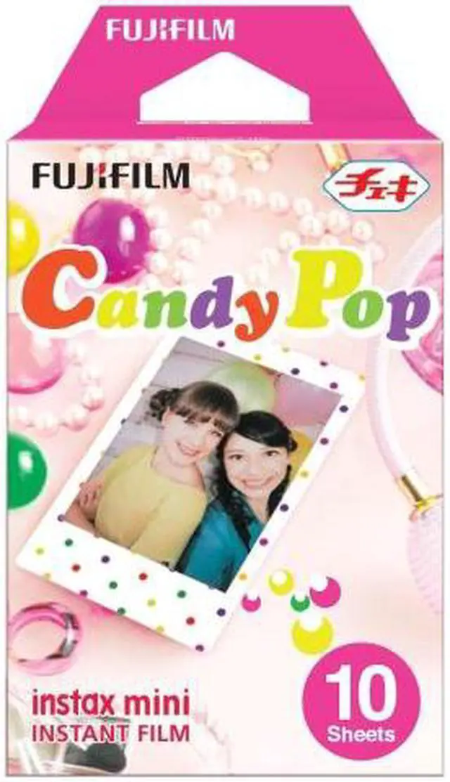Alt view image 4 of 7 - Fujifilm Instax Mini 8 Blue bundle: Instant camera + Instant Candy Pop  Film + Accessories
