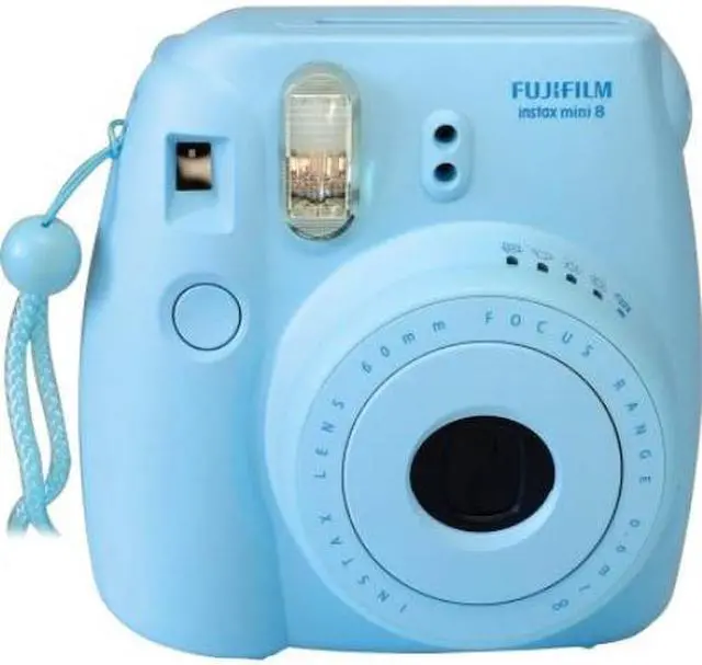 Alt view image 3 of 7 - Fujifilm Instax Mini 8 Blue bundle: Instant camera + Instant Candy Pop  Film + Accessories