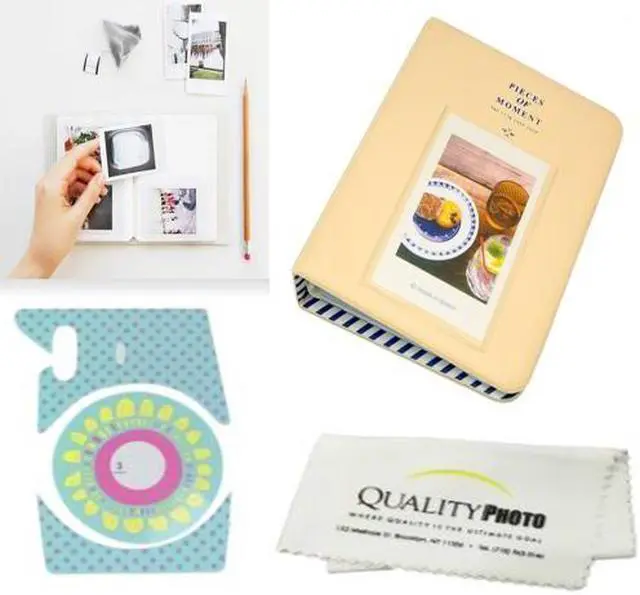 Alt view image 5 of 8 - Fujifilm Instax Mini 9 (Cobalt Blue)  Deluxe kit bundle Includes -Instant camera with Instax mini 9 instant films (60 pack) - Custom Camera Case - instax Album – Frames - wall hang frames- - Stickers