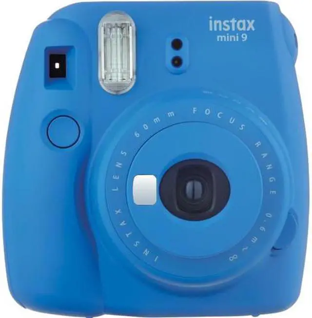 Alt view image 2 of 8 - Fujifilm Instax Mini 9 (Cobalt Blue)  Deluxe kit bundle Includes -Instant camera with Instax mini 9 instant films (60 pack) - Custom Camera Case - instax Album – Frames - wall hang frames- - Stickers