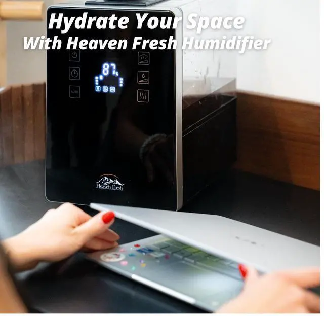 Alt view image 4 of 4 - Digital Ultrasonic Cool & Warm Mist Humidifier with Aroma Function HF 710