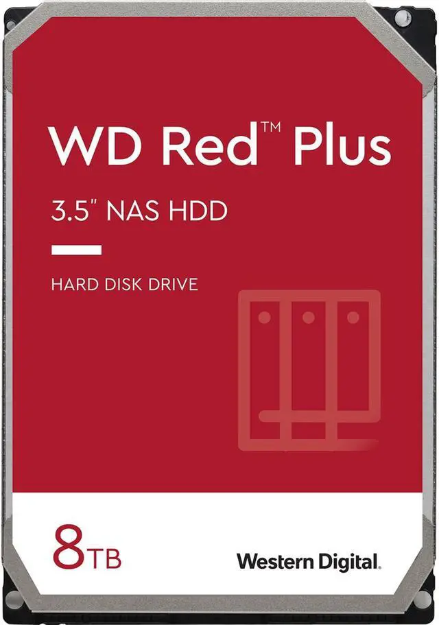 Main image of WD Red 8TB NAS Hard Disk Drive - 5400 RPM Class SATA 6Gb/s - WD80EFAX