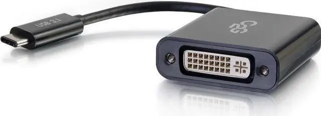 Alt view image 16 of 19 - USB-C TO DVI ADAPTER BLACK*