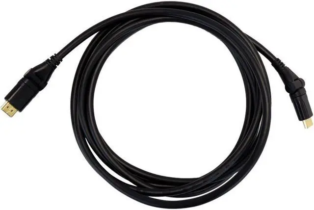 Alt view image 4 of 9 - VisionTek 900811 3 ft. Black HDMI Pivot Cable 3 ft (M/M) Male to Male