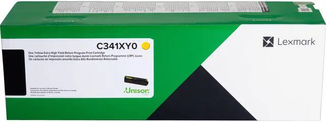 Alt view image 4 of 9 - LEXMARK C341XY0 YELLOW EXTRA HIGH YIELD RETURN PROG TONE