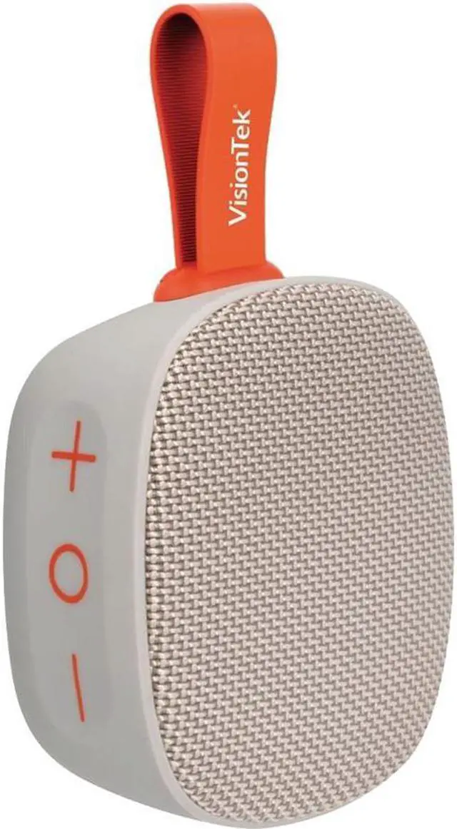 Alt view image 9 of 18 - Visiontek Sound Cube Portable Bluetooth Speaker System - Gray
