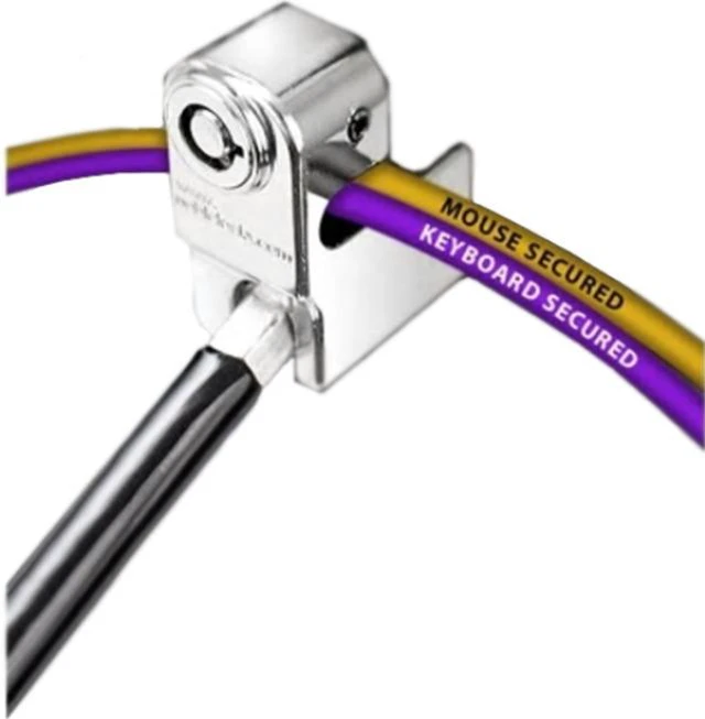 Alt view image 2 of 2 - Noble Locks NGMT90-MK00 Optiplex 3010, 790, 990 Minitower Desktop Lock Kit. Kit Includes High Security
