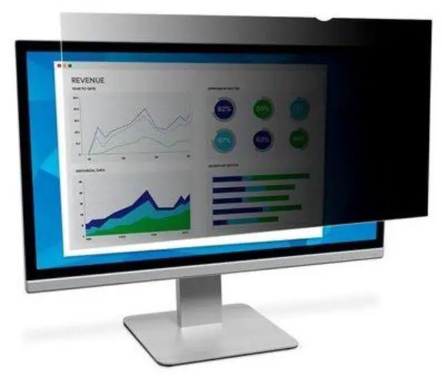 Main image of 3M PF24.0W9 Privacy Filter for 24-inch Widescreen Monitors - 16:9 - Black