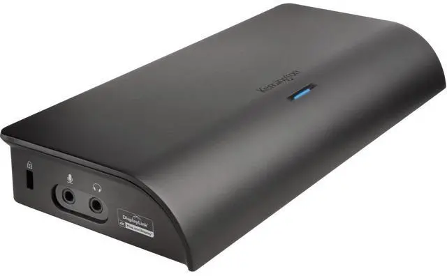 Main image of Kensington SD4000 Universal USB Docking Station - Black - for Notebook - USB 3.0 - 3 x USB Ports - 3 x USB 3.0 - Network (RJ-45) - HDMI - DisplayPort - Audio Line Out - Microphone - Wired