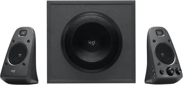 Alt view image 6 of 16 - Logitech Z625 THX Certified 3 Piece 2.1 Channel Multimedia Computer Speakers