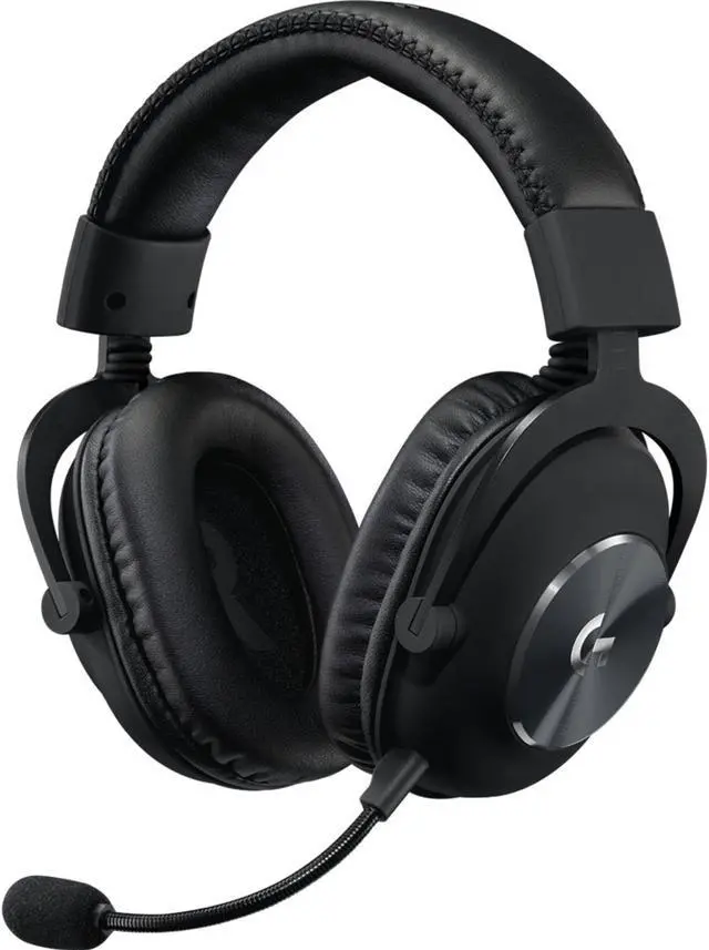 Main image of Logitech PRO Gaming Headset - Stereo - Mini-phone (3.5mm) - Wired - 35 Ohm - 20 Hz - 20 kHz - Over-the-head - Binaural - Circumaural - 6.56 ft Cable - Electret, Condenser, Uni-directional, ...