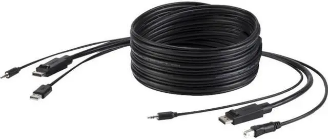 Alt view image 11 of 13 - Belkin Taa Dp/Usb/Aud Skvm Cbl Dp M/M; Usb A/B