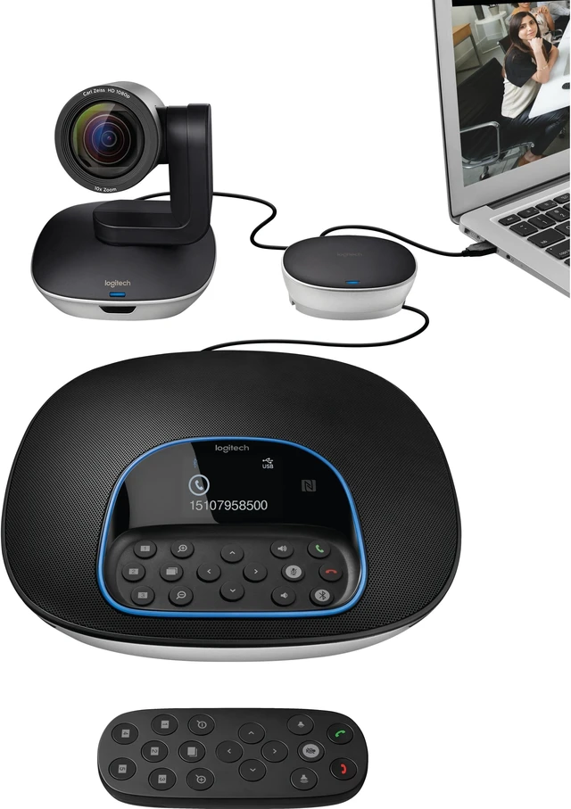 Main image of Logitech GROUP Video Conferencing System - 1920 x 1080 Video (Content) - 30 fps