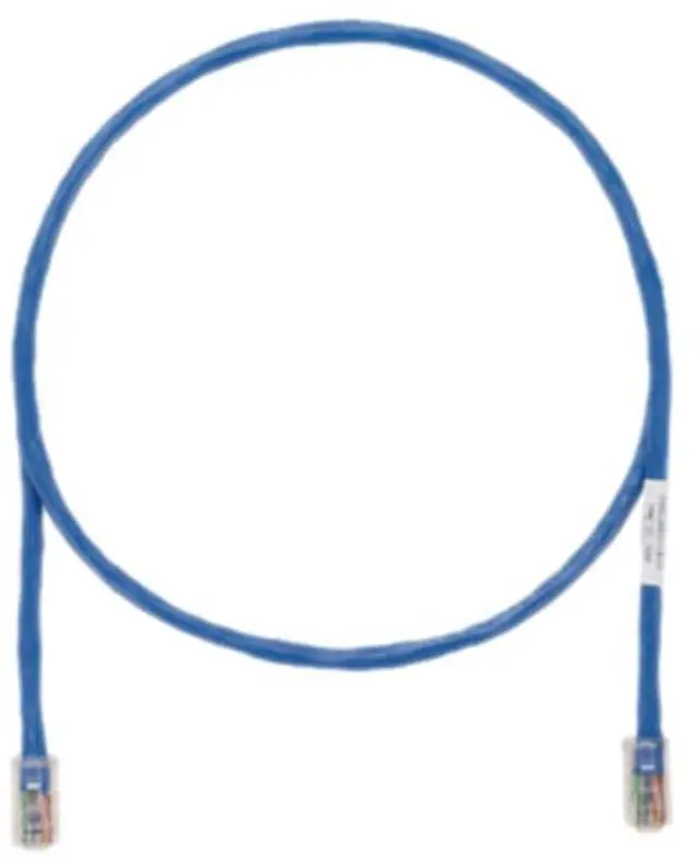 Alt view image 9 of 11 - Panduit UTPSP10BUY 10 ft. Cat 6 Blue Network Ethernet Cable
