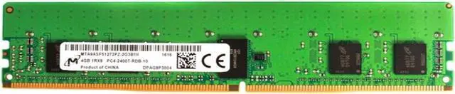 Alt view image 2 of 4 - Micron MTA9ASF51272PZ-2G3B1 4GB DDR4-2400 ECC REG