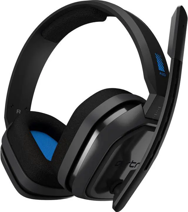 Alt view image 11 of 14 - Astro A10 Headset - Stereo - Mini-phone (3.5mm) - Wired - 32 Ohm - 20 Hz - 20 kHz - Over-the-ear, Over-the-head - Binaural - Circumaural - Blue, Gray