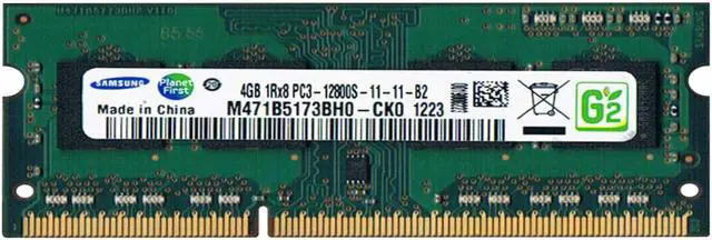 Main image of Samsung M471B5173BH0CK0 4GB Memory Module - DDR4 - 2400 MHz - 260 Pin - PC-19200 - non-ECC Unbuffered - CL17 - SO-DIMM - 1.2 Volts