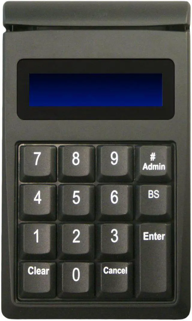 Main image of ID Tech IDKE-534833BE Securekey M130 Encrypted Keypad - Laser - USB-A Connector - 6-feet - USB 2.0 - Black