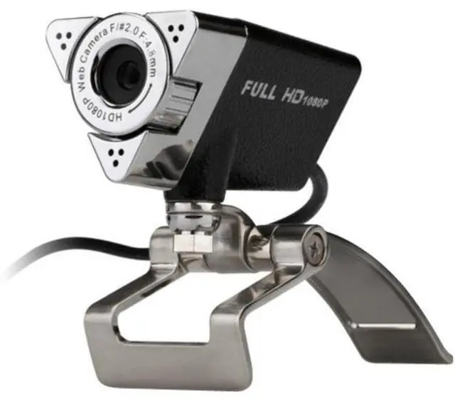 Alt view image 15 of 20 - Aluratek AWC01F Video Conferencing Camera - 2 Megapixel - 30 fps - Black - USB 2.0 - 15 Megapixel Interpolated - 1920 x 1080 Video - CMOS Sensor - Manual Focus - Microphone - Notebook, Computer
