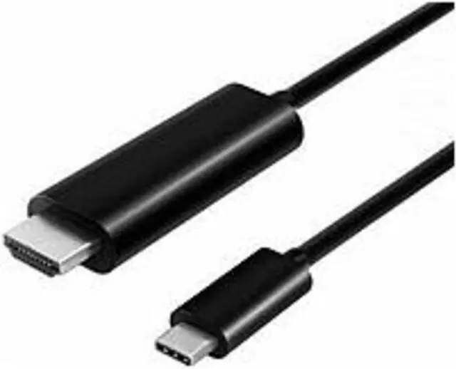 Alt view image 6 of 16 - VisionTek 901219 6 Feet USB C/Thunderbolt 3 to HDMI 2.0 Cable - Black