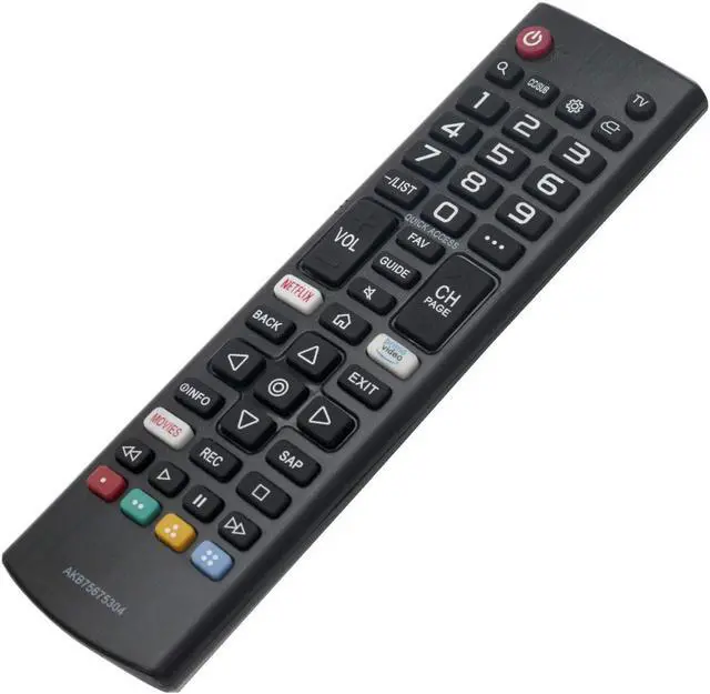 Main image of LG AKB75675304 32LM5620BPUA Replacement Remote Control for Smart TV - Infrared - Black