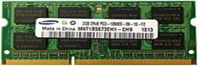 Alt view image 3 of 5 - Samsung M471B5673EH1-CH9 Memory Module - 2 GB DDR3 - PC-10600 - 204-Pin SODIMM - CL9 - Non-ECC