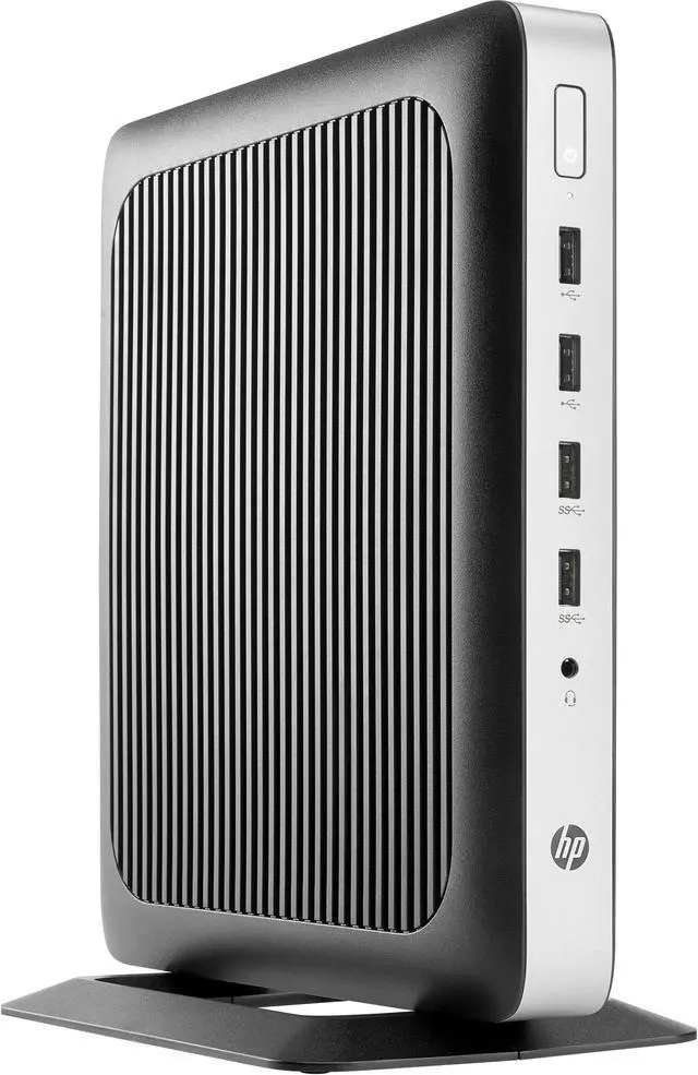 Main image of HP t630 Tower Thin Client - AMD G-Series GX-420GI Quad-core (4 Core) 2 GHz - 4 GB RAM DDR4 SDRAM - 16 GB Flash - AMD Radeon R7E Graphics (512 MB) - Gigabit Ethernet - HP ThinPro (English) - ...