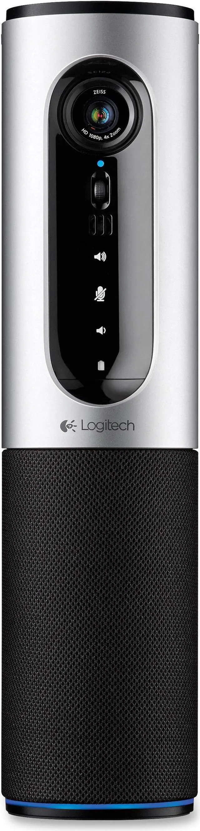 Main image of Logitech ConferenceCam Connect Video Conferencing Camera - Silver - USB - 1 Pack(s) - 1920 x 1080 Video - Auto-focus - 4x Digital Zoom - Microphone - Wireless LAN - Computer