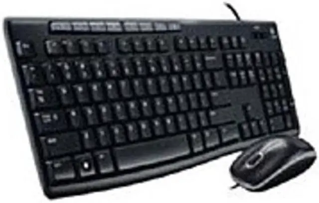 Alt view image 2 of 2 - Logitech 920-002714 MK200 Keyboard and Mouse Combo - Wired - Optical - USB - Ambidextrous - Black