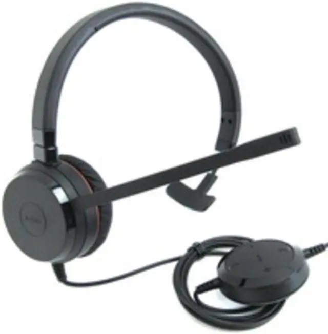 Alt view image 8 of 10 - Jabra Evolve 20SE MS Mono Wired Headset / Music Headphones