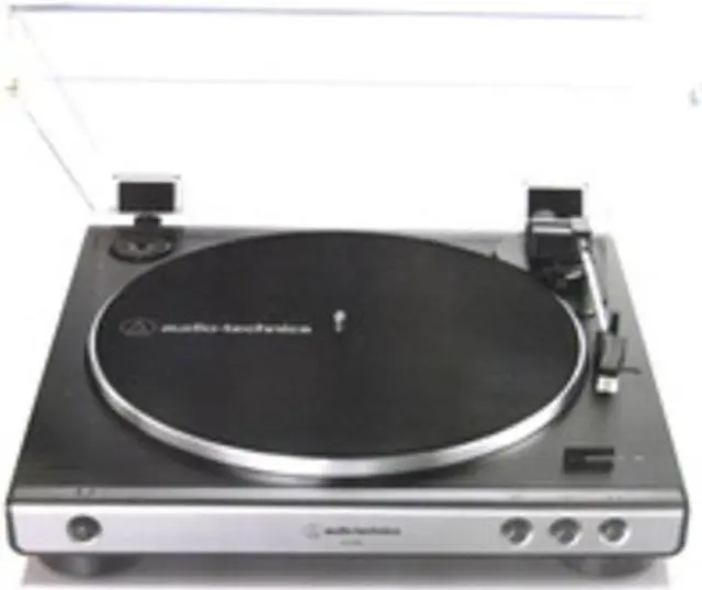 Alt view image 10 of 20 - Audio Technica Fully Automatic Belt-Drive Turntable - Gun Metal