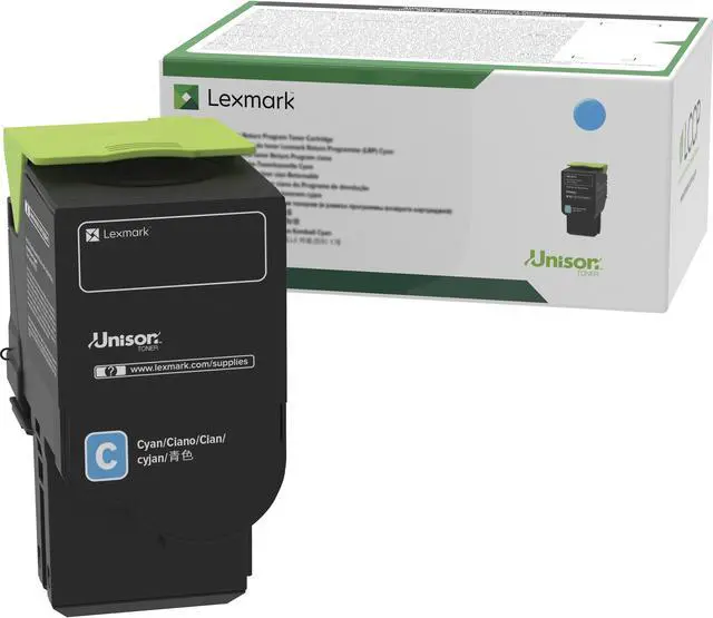 Alt view image 3 of 9 - Lexmark C231HC0 High Yield Return Program Toner Cartridge - Cyan