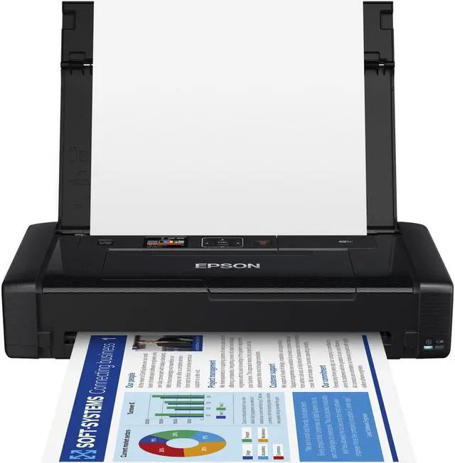 Alt view image 3 of 9 - Epson - C11CH25201 - Epson WorkForce WF-110 Inkjet Printer - Color - 14 ppm Mono / 11 ppm Color - 5760 x 1440 dpi Print