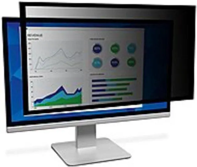 Alt view image 9 of 11 - 3M Framed Privacy Filter for 22 in Monitor, 16:9, PF220W9F