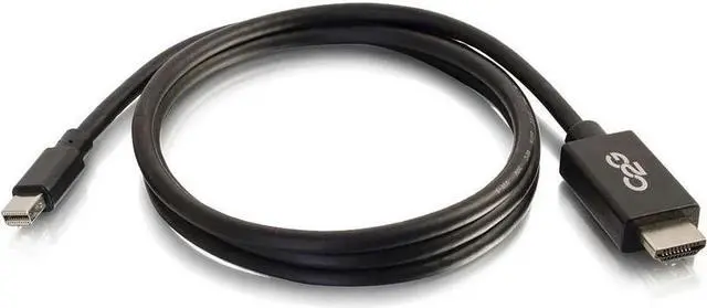 Alt view image 9 of 10 - C2g 6Ft Mini Displayport To Hdmi Adapter Cable - Black - Taa