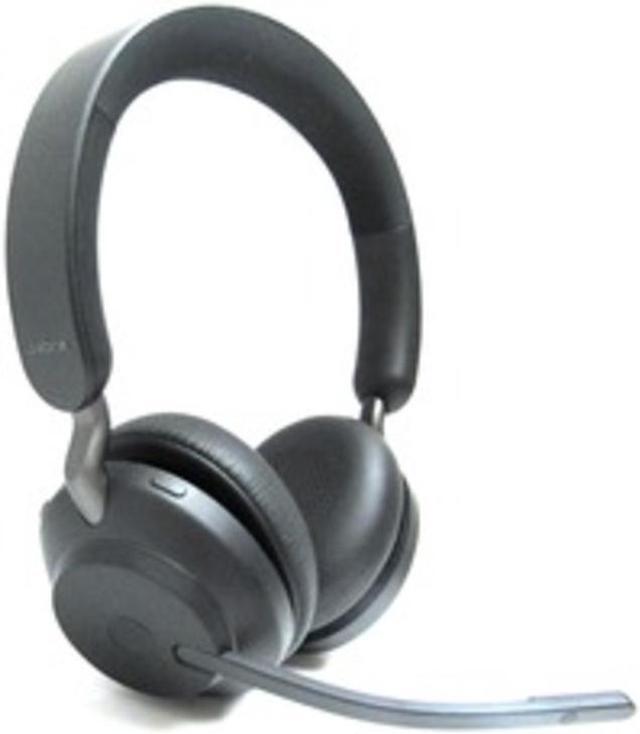 Main image of Jabra Evolve2 65 Headset - Stereo - Wireless - Bluetooth - 98.4 ft - 20 Hz - 20 kHz - Over-the-head - Binaural - Circumaural - Noise Cancelling, MEMS Technology Microphone - Black