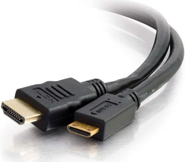 Alt view image 7 of 7 - C2G 50619 4K UHD High Speed HDMI to Mini HDMI Cable (60Hz) with Ethernet for 4K Devices, Black (6 Feet, 1.82 Meters)