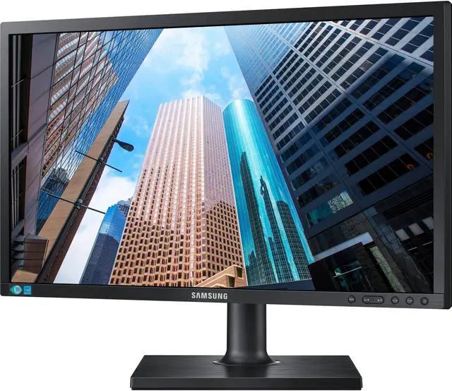 Alt view image 3 of 6 - Samsung S24E450DL Se450 23.6In 1920X1080-Fhd 1K:1-Contrast 5Ms-Response Vga/Dvi/Dp Led Display With Height/Pivot/Swivel/Tilt-Adjustment Black 90Day