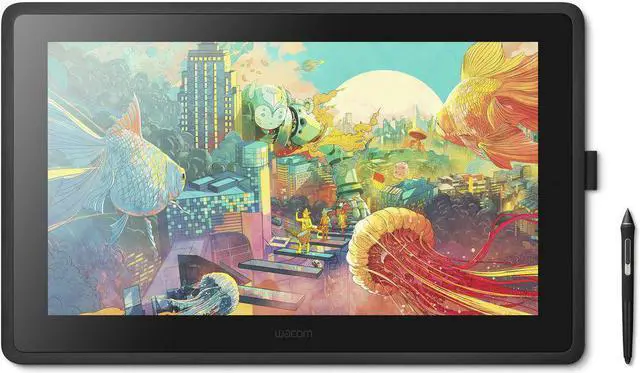 Alt view image 18 of 19 - Wacom Cintiq 22 Drawing Tablet with Full HD 21.5-Inch Display Screen, 8192 Pressure Sensitive Pro Pen 2 Tilt Recognition, Compatible with Mac OS Windows and All Pens