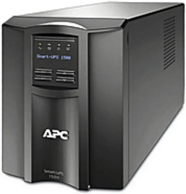 Alt view image 4 of 5 - APC Smart-UPS SMT1500 SMT1500 External UPS - AC 120V - 1500 VA - Lead Acid - Black