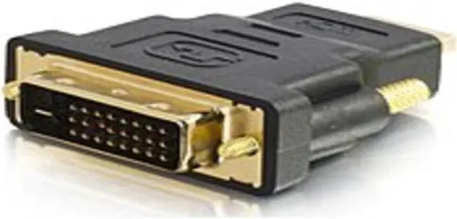 Alt view image 10 of 11 - C2G 757120184010 18401 Video Adapter - 1 x 19-pin HDMI Male, 1 x 24-pin DVI Male - Black