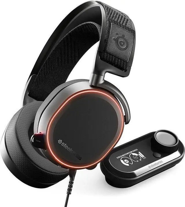 Main image of SteelSeries 61453 Arctis Pro + GameDAC Hi-Res Gaming Headset - Black