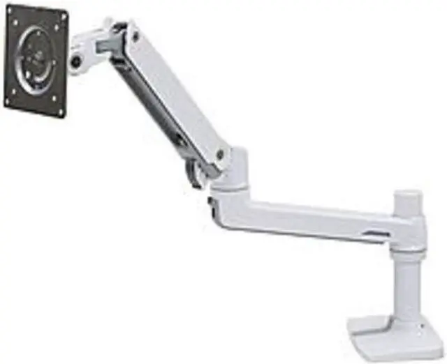Alt view image 9 of 9 - Ergotron LX - Mounting kit (articulating arm, desk clamp mount, pole, extension bracket) for LCD display - aluminium, du