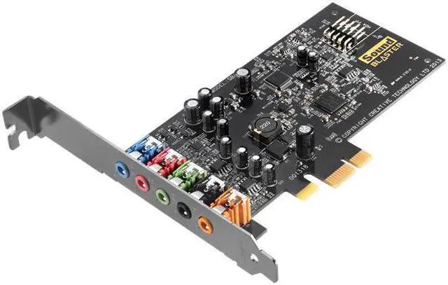 Main image of Sound Blaster Audigy Fx - 5.1 Sound Channels - Internal - PCI Express - 106 dB - 1 x Number of Microphone Ports - 1 x Number of Audio Line In