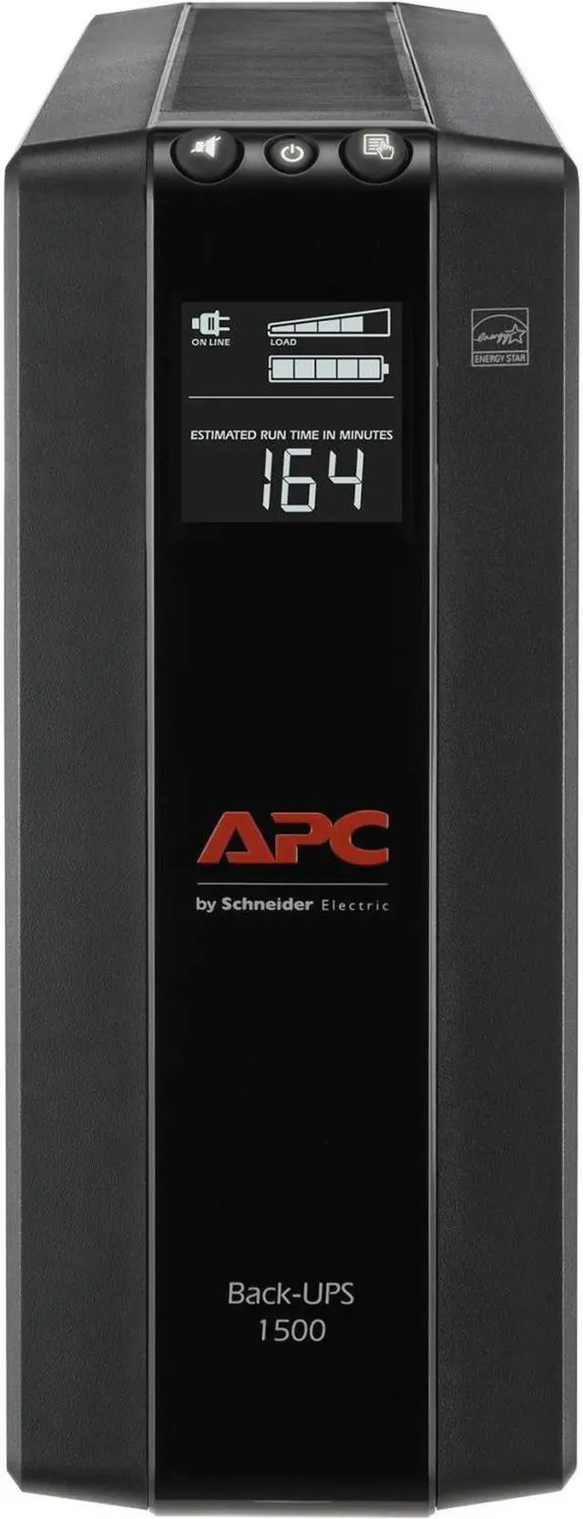 Alt view image 19 of 19 - APC by Schneider Electric Back UPS Pro BX1500M, Compact Tower, 1500VA, AVR, LCD, 120V