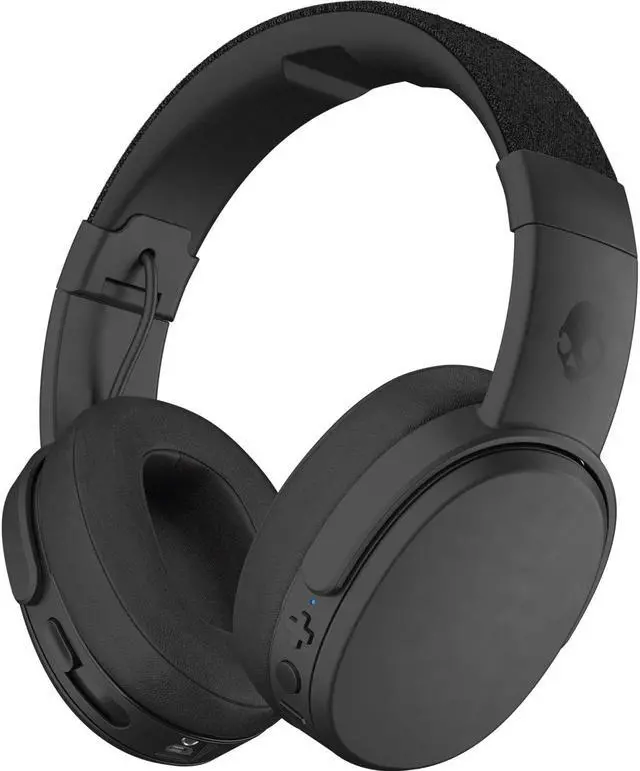 Alt view image 6 of 9 - Skullcandy Crusher 3.0 Bluetooth Over-Ear Headphones - Black/Coral