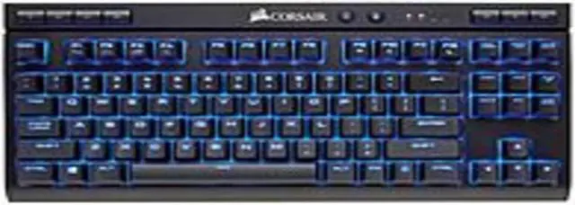 Alt view image 8 of 11 - Corsair K63 Wireless Mechanical Gaming Keyboard — Blue LED — CHERRY® MX Red